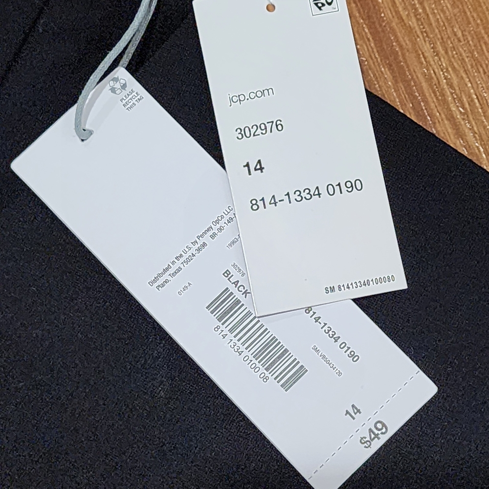 Liz Claiborne Classic Black Trousers - Picture 4 of 4